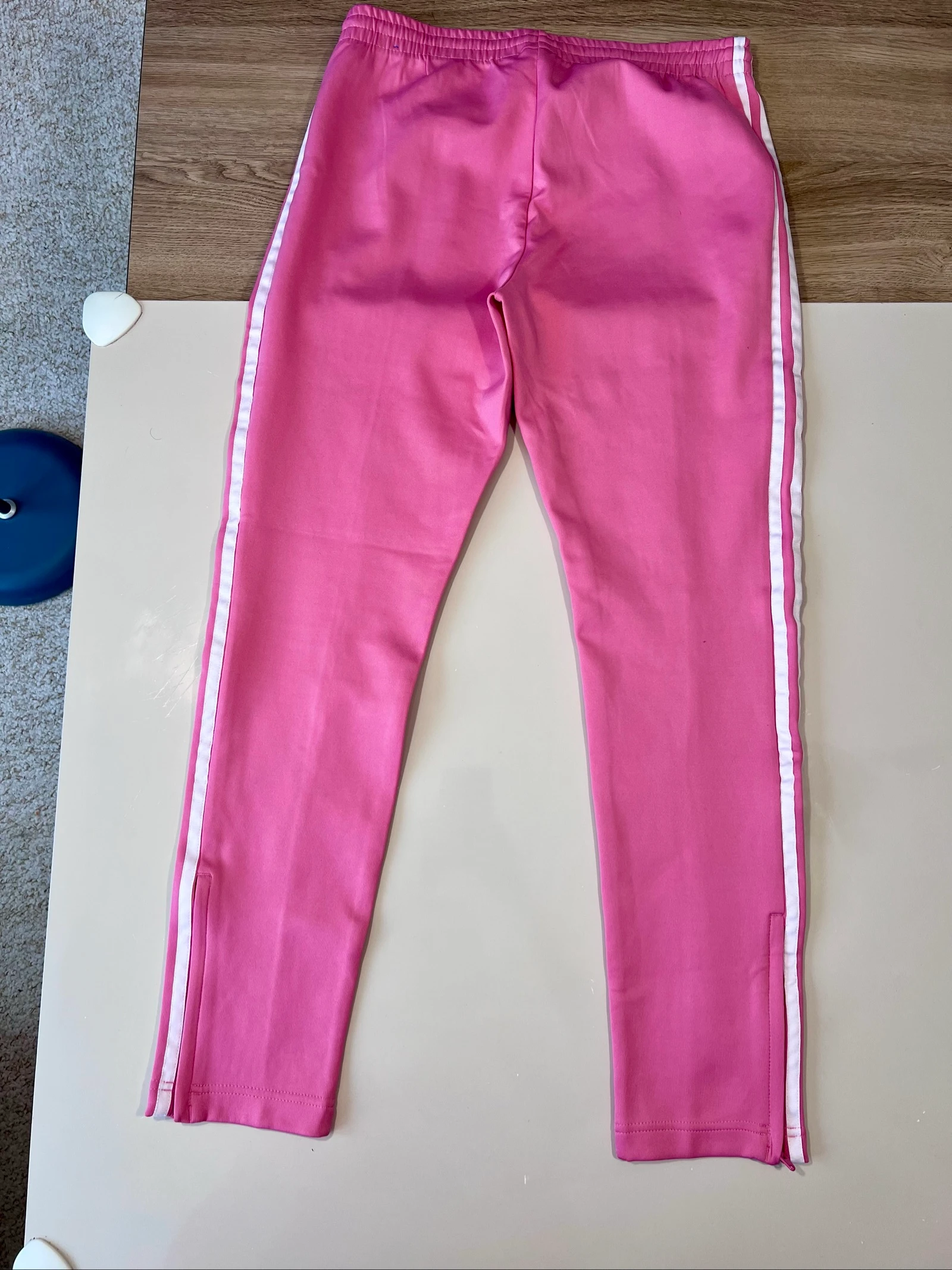 Calça de treino Adidas Originals SST Primeblue rosa com 3 faixas - Tamanho M (FR 40 / UK 12) – photo 2